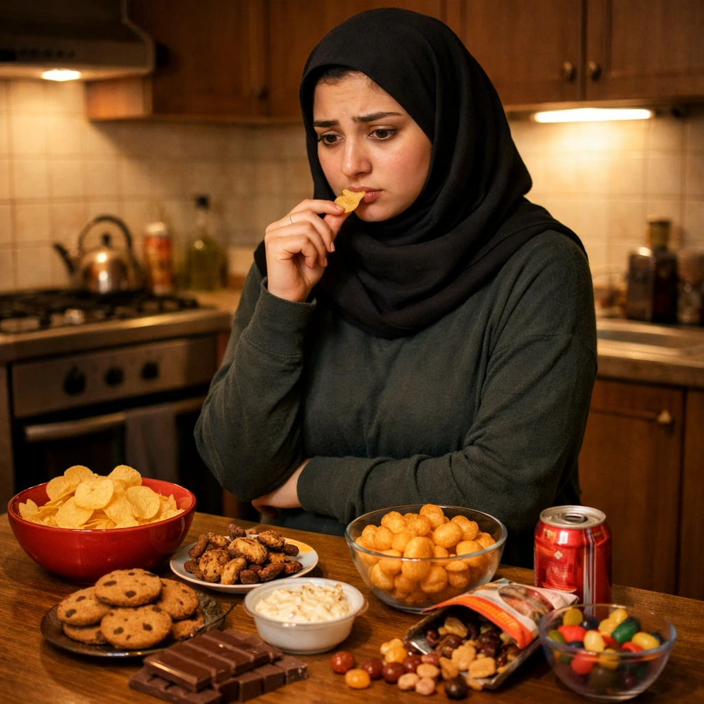 استرس چگونه باعث پرخوری می‌شود؟ راهکارهای علمی کنترل پرخوری عصبی